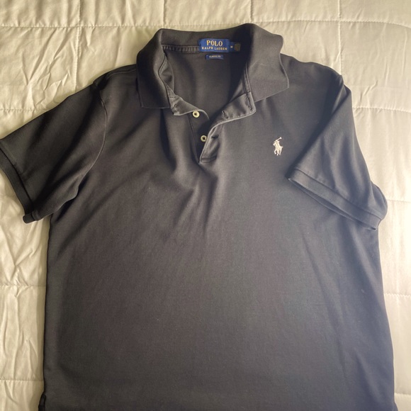 Polo Ralph Lauren Black Polo Shirt Classic Fit - Picture 4 of 5